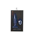 Nu Sensuelle Andii Plug Navy Blue packaging showing the innovative roller motion feature.