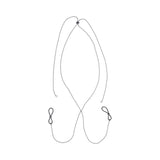 Sportsheets Sex & Mischief Ex's & Oh's Body Jewelry with Nipple Ties