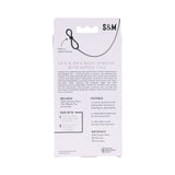 Sportsheets Sex & Mischief Ex's & Oh's Body Jewelry with Nipple Ties