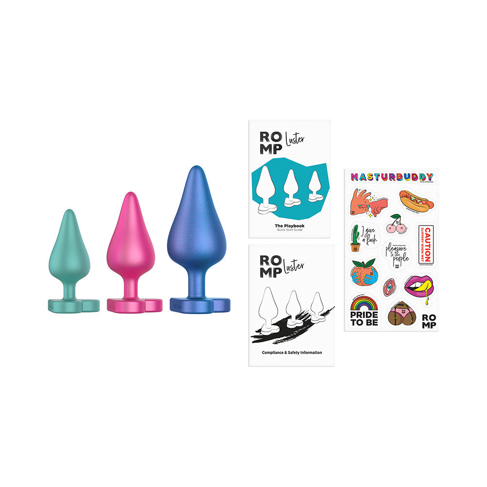 ROMP Luster Anal Plug Set