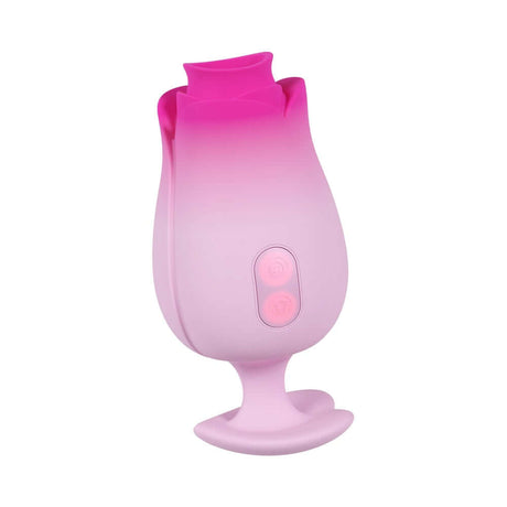 Aria Tulip Trance Clitoral Stimulator Pink, designed for targeted clitoral and nipple stimulation.
