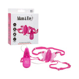 Adam & Eve The Original Venus Butterfly Vibrator packaging with product displayed, showcasing its design and features.
