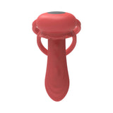 Adam & Eve Vibrating Rose Girth Enhancer Couples Triple Stimulator in vibrant design and stimulating shape.