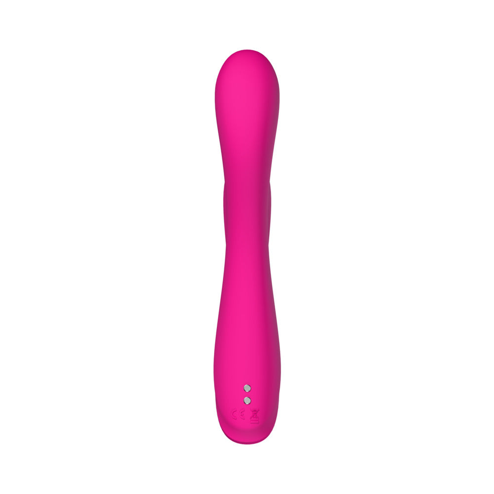 Lovense OSCI 3 Rechargeable Silicone G-Spot Vibrator With Clitoral Stimulator - Pink