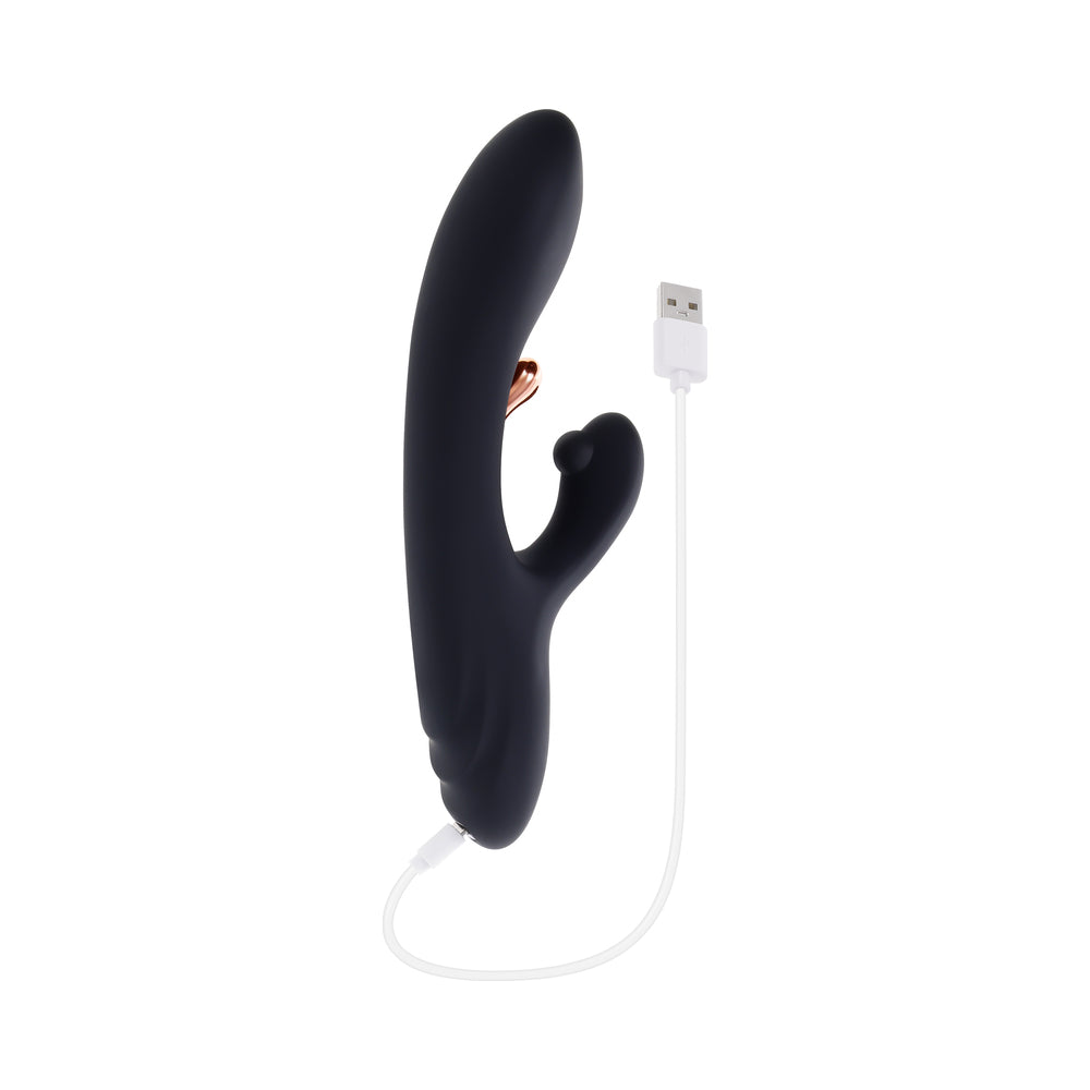 Playboy Aureus Rechargeable Silicone Rabbit Vibrator 2 AM