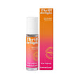 Love to Love Thrill Delight Pleasure Elixir 0.33 Oz roll-on gel with coconut flavor and colorful packaging.