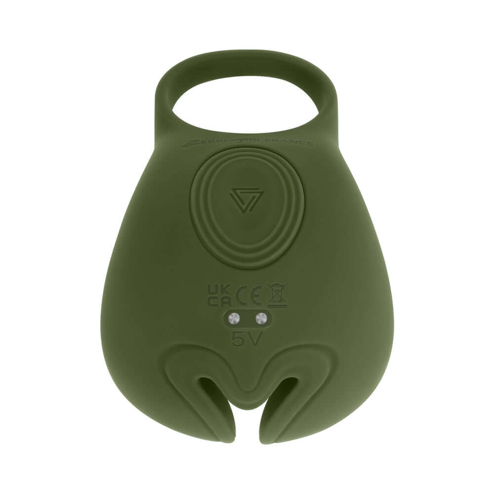 Zero Tolerance Nutty Buddy Cock Ring Stimulator Silicone Green featuring flexible silicone design and powerful vibration.