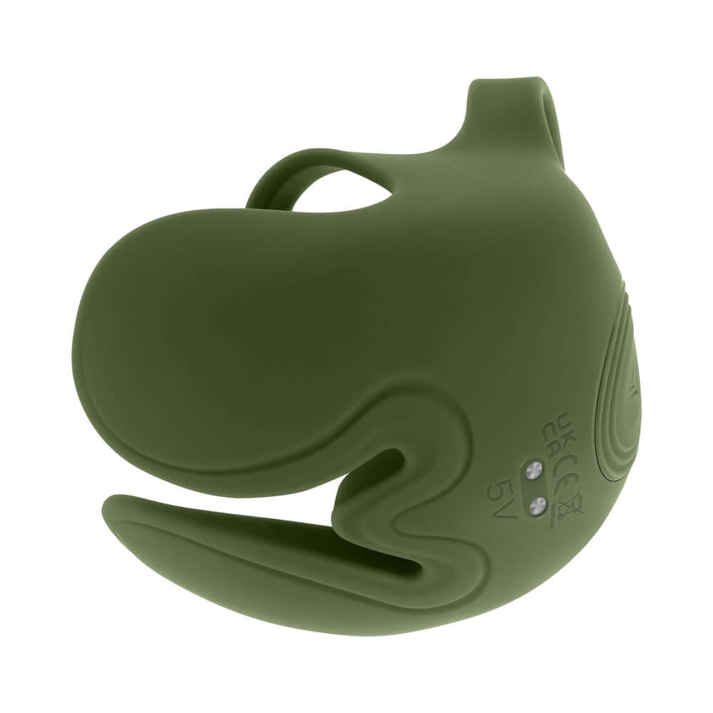 Zero Tolerance Nutty Buddy Cock Ring Stimulator Silicone Green side view showcasing its unique design and flexible loops.