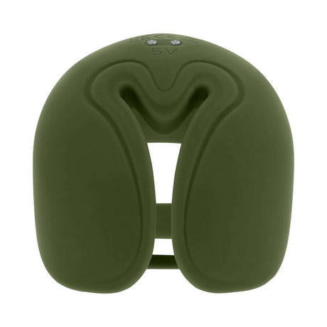 Zero Tolerance Nutty Buddy Cock Ring Stimulator Silicone Green, designed for powerful vibration and targeted stimulation.
