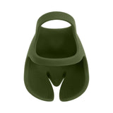 Zero Tolerance Nutty Buddy Cock Ring Stimulator Silicone Green showcasing its flexible silicone design for enhanced pleasure.