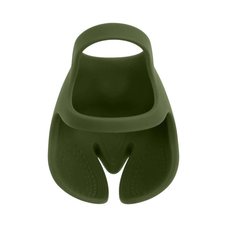 Zero Tolerance Nutty Buddy Cock Ring Stimulator Silicone Green showcasing its flexible silicone design for enhanced pleasure.