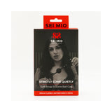 SEI MIO Strictly Come Quietly Soft Strap Silicone Ball Gag