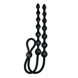 Ass-Sation Dual Silicone Anal Beads Black
