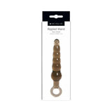 Me You Us Rippled Wand Anal Teaser Plug Black