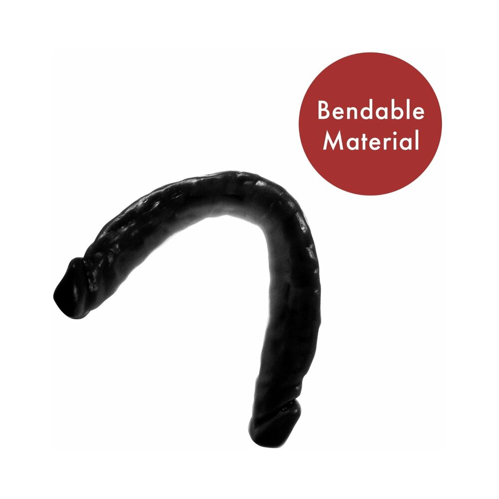 Me You Us Eighteen Double Dong 18 inches Double Ended Dildo Black