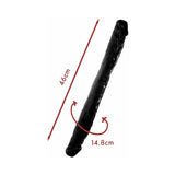 Me You Us Eighteen Double Dong 18 inches Double Ended Dildo Black
