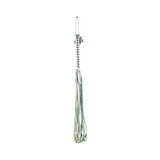 Leather Corset Flogger White/Grey