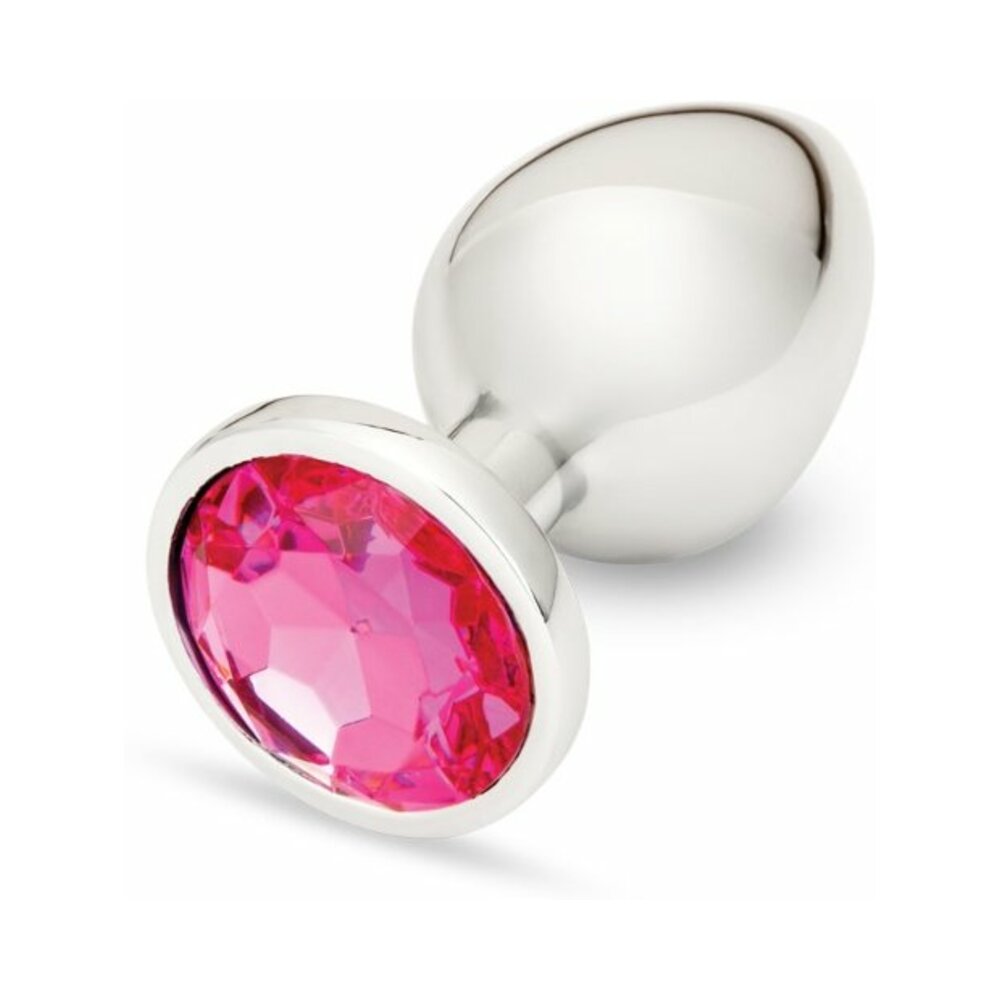 Me You Us Crystal Jewels Metal Plug Pink L