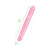 Me You Us Ultra Cock 12 inch Jelly Double Ended Dildo Pink