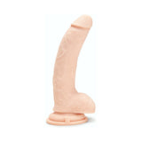 Me You Us Ultra Cock 9 inch Realistic Dual Density Dildo with Balls Vanilla