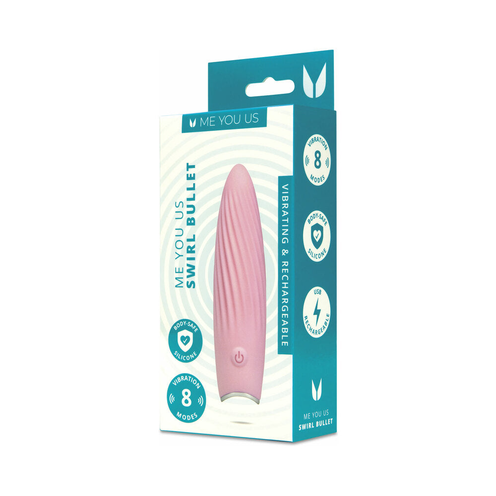 Me You Us Swirl Bullet Pink