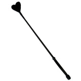 Heart Fluff Tip Crop Black