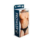 Prowler Mesh Jock Strap Black M packaging showing minimalist design for men's underwear.