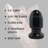 Prowler RED Thud 5 inch Anal Plug Black alongside product features and specifications.