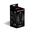 Prowler RED Ribbed Plug Black in its packaging, showcasing ribbed texture and sleek black design.