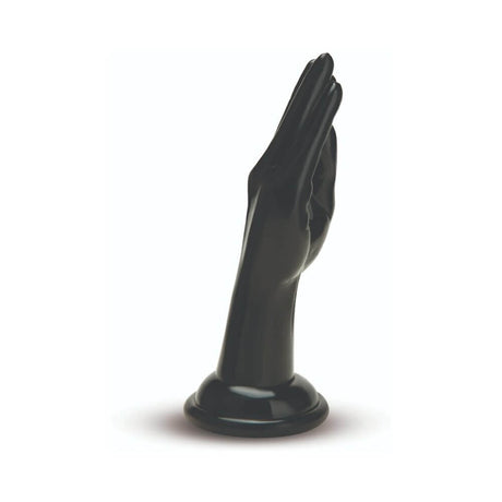 Prowler RED Stretch Fisting Dildo Black 9.5 inch designed for bold and powerful stimulation with stylized fist shape.