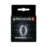 Prowler RED Magnetic 38 mm Cock Ring packaging featuring bold design and sleek product display.