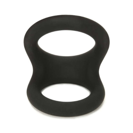 Prowler RED Tri-O Silicone Ring Black, flexible triple-ring design for support and sensation.