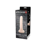 Prowler RED Ultra Cock 6.5 inch Realistic Dildo Vanilla packaging on a dark background.