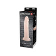 Prowler RED Ultra Cock 9 inch Realistic Dildo Vanilla packaging on a display.