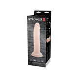 Prowler RED Ultra Cock 9 inch Realistic Dildo Vanilla packaging on a display.