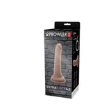 Prowler RED Ultra Cock 6.5 inch Realistic Dildo Caramel packaging on display with detailed design.