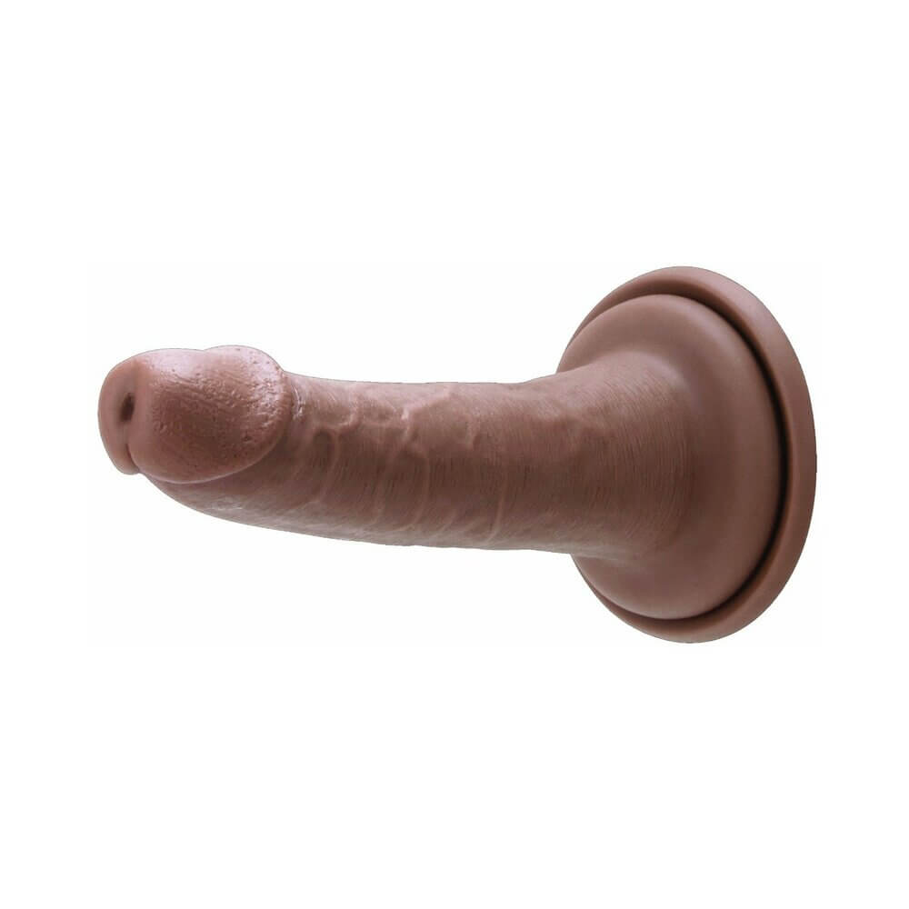 Prowler RED Ultra Cock 6.5 inch Realistic Dildo Caramel showing lifelike details and a natural look.