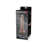 Prowler RED Ultra Cock 7.5 inch Realistic Dildo Caramel packaging showcasing lifelike details and design.