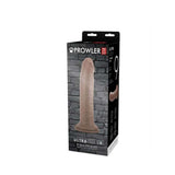 Prowler RED Ultra Cock 9 inch Realistic Dildo Caramel packaging showcasing a lifelike design and natural shape.