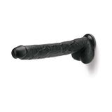 Prowler RED The Destroyer 15 Inches Dildo Black on display showcasing realistic design and firm texture.