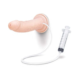 Prowler RED Ultra Cock 8 inch Realistic Squirting Dildo with connected syringe for realistic squirting action.