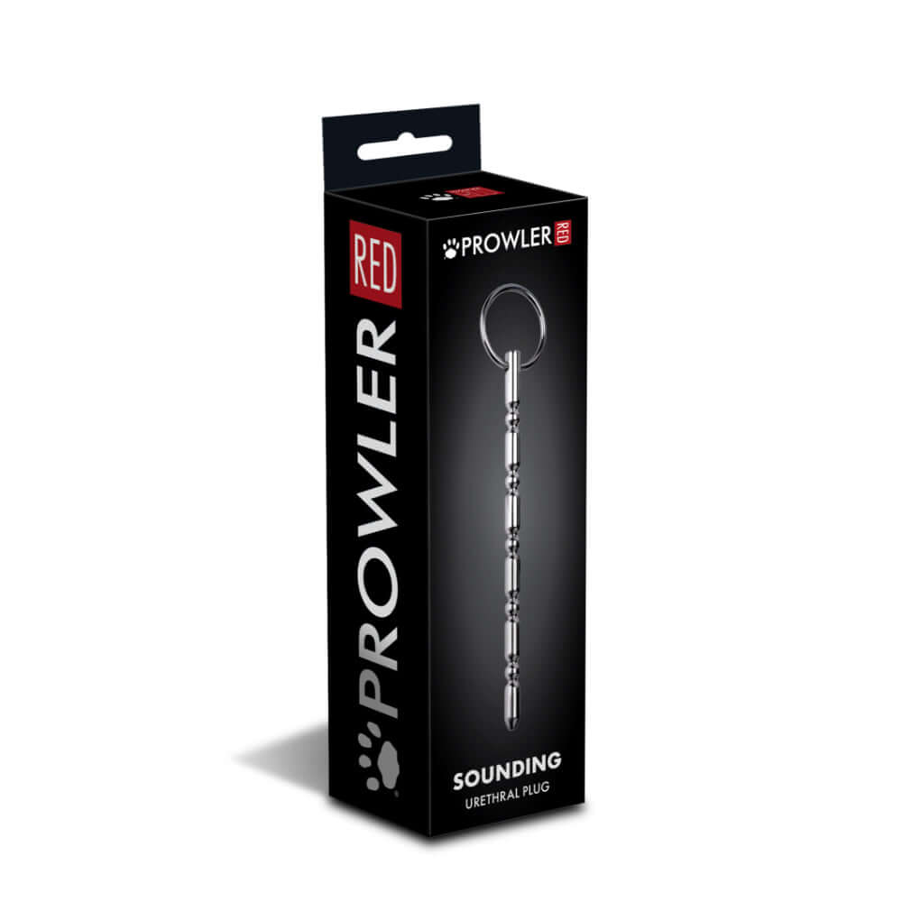 Prowler RED Sound Urethral Plug in sleek packaging, designed for urethral stimulation enthusiasts.