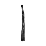 Prowler RED Flogger 26 inches Black, sleek black impact accessory for controlled sensation play.