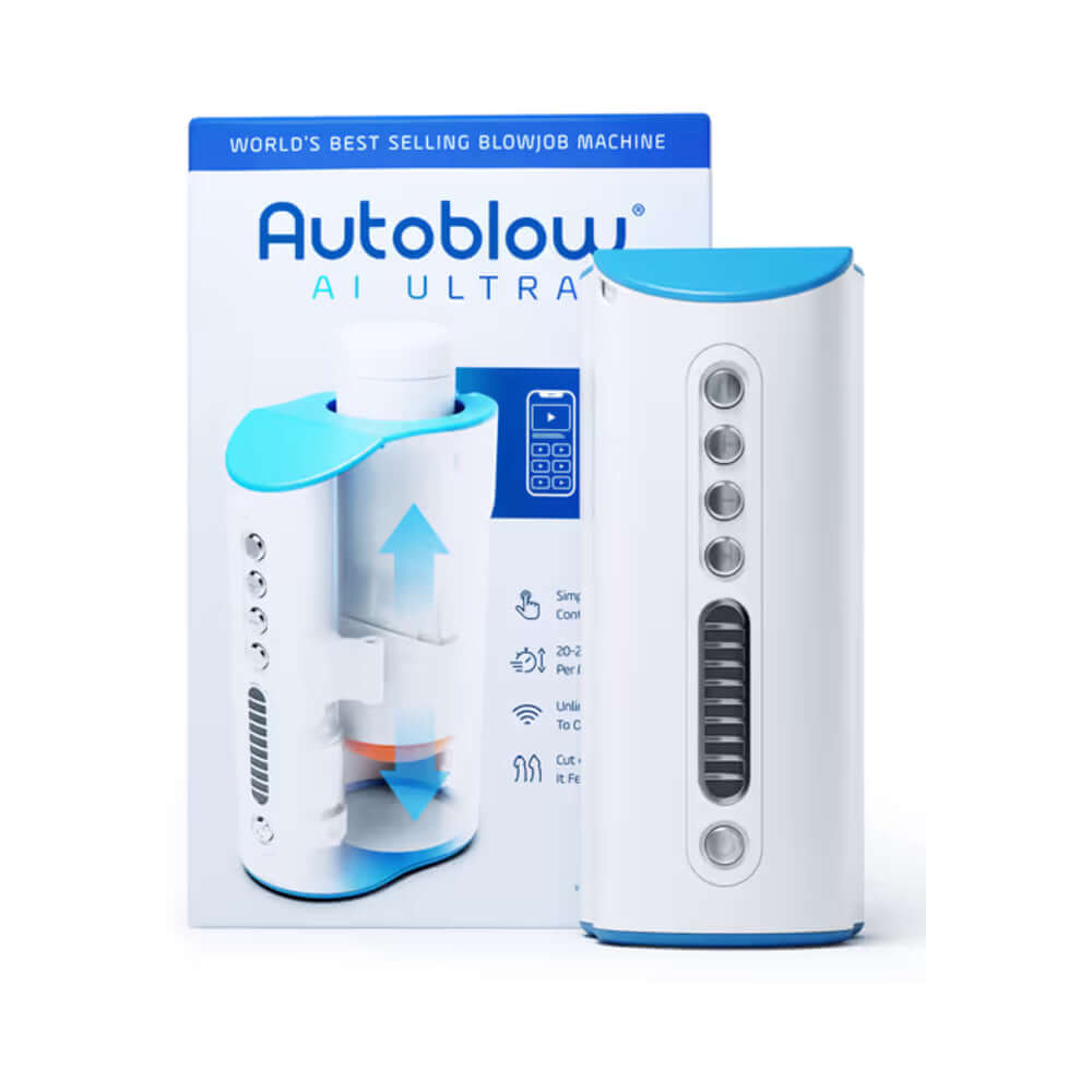 Autoblow AI Ultra Blowjob Machine with Video Sync - world's best selling blowjob machine, enhanced features and controls.