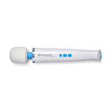 Magic Wand HV-360 Waterproof Rechargeable Massager in white and blue design with control buttons.