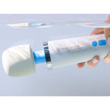 Magic Wand HV-360 Waterproof Rechargeable Massager submerged in water, showcasing its waterproof design and powerful features.