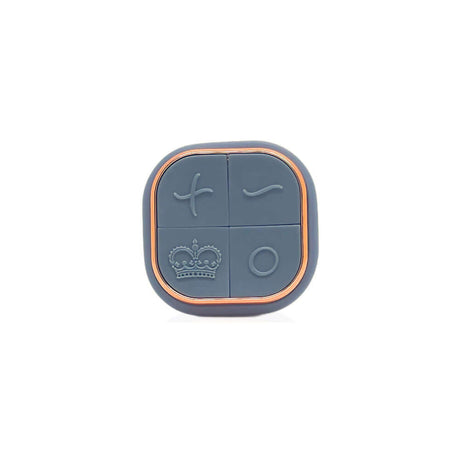 Hot Octopuss Pulse Duo Remote Control Vibrating Stroker Blue remote control with icons for couples' pleasure.