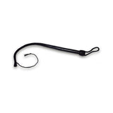 Prowler RED Turkish Knot Whip Black 2 feet designed for sensation play with a traditional knot design.