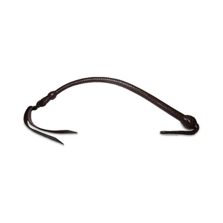Prowler RED Leather Whip Brown, a premium impact play accessory made from high-quality leather for durability and flexibility.