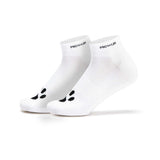 Prowler RED Ankle Sock Cum Dump - white ankle socks with black paw prints, stylish and comfortable for bold statements.